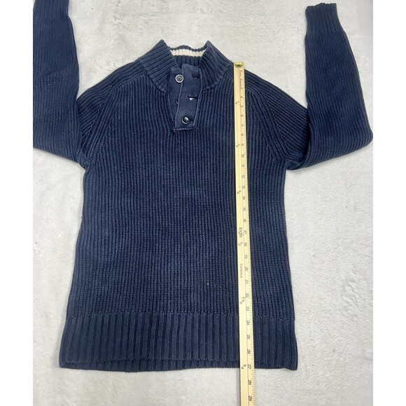 American Eagle Outfitters Knit Sweater Men's Size Medium 1/4 Henley Mock Neck - Picture 7 of 9